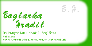 boglarka hradil business card
